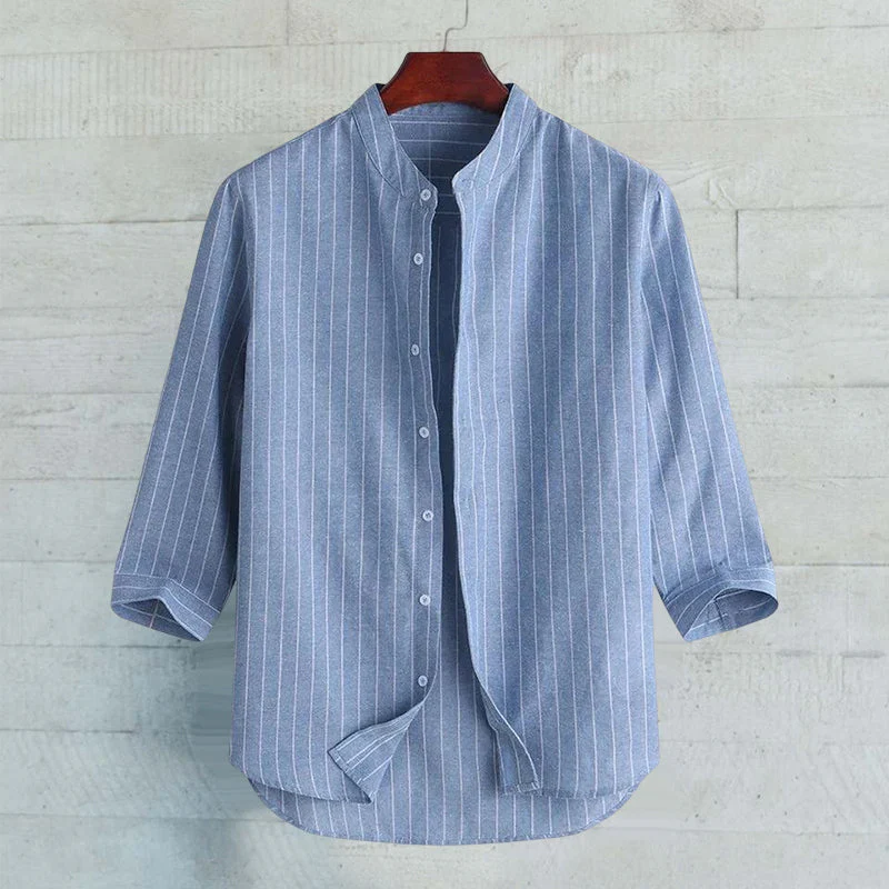 Striped Linen Shirt - Image 9