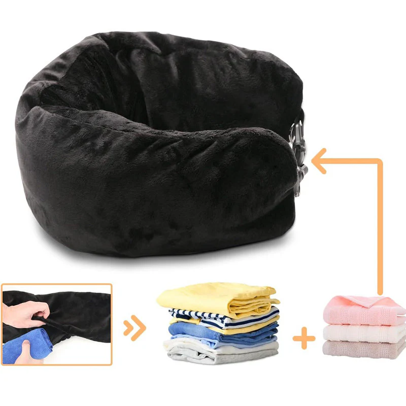 Stuffable Clothing Travel Neck Pillowcase - Image 8