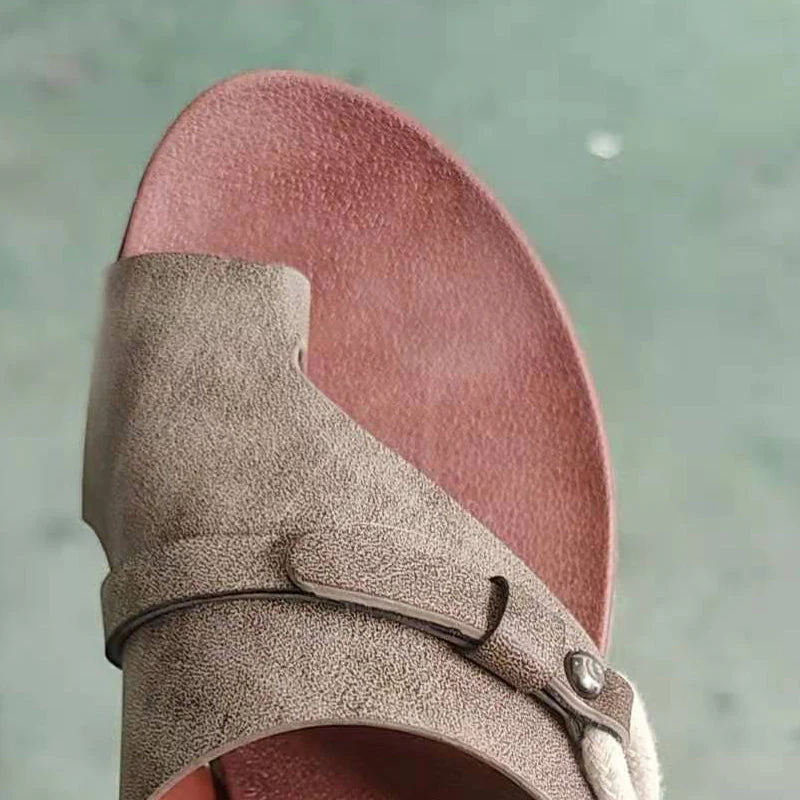 Summer flat retro flip-flop Casual Beach sandals for Women - Image 6