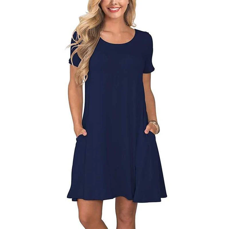 Summer Travel Short Sleeve Dress - Image 7