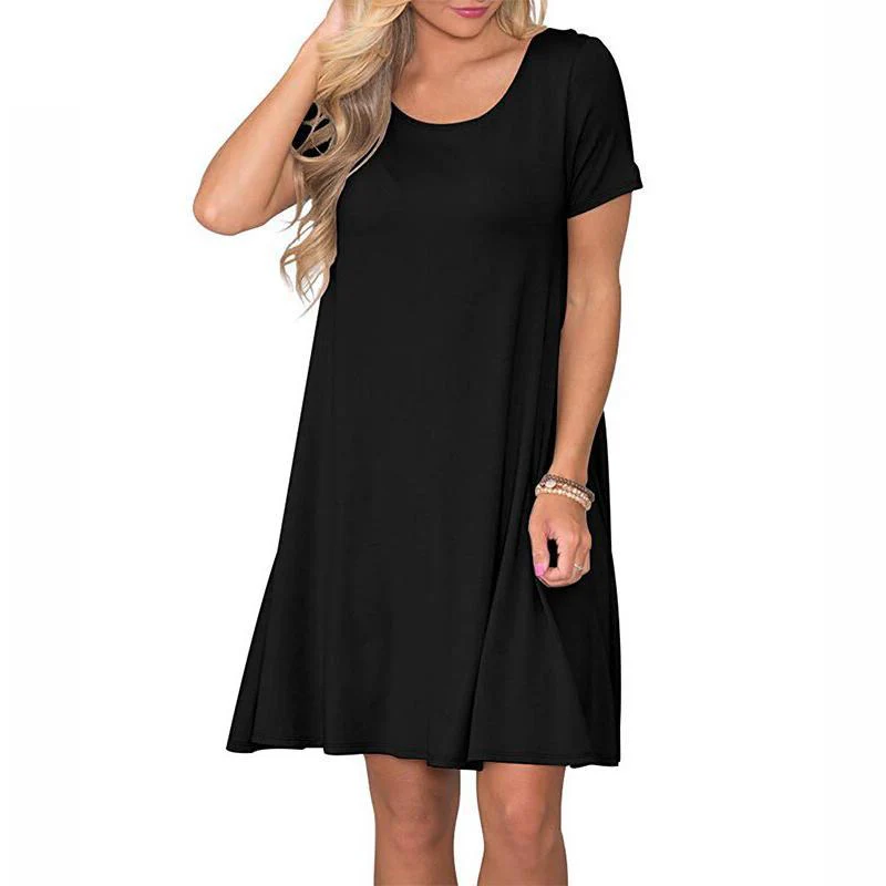 Summer Travel Short Sleeve Dress - Image 8