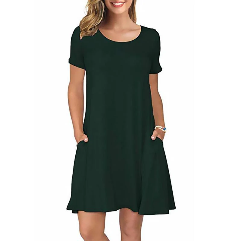 Summer Travel Short Sleeve Dress - Image 9