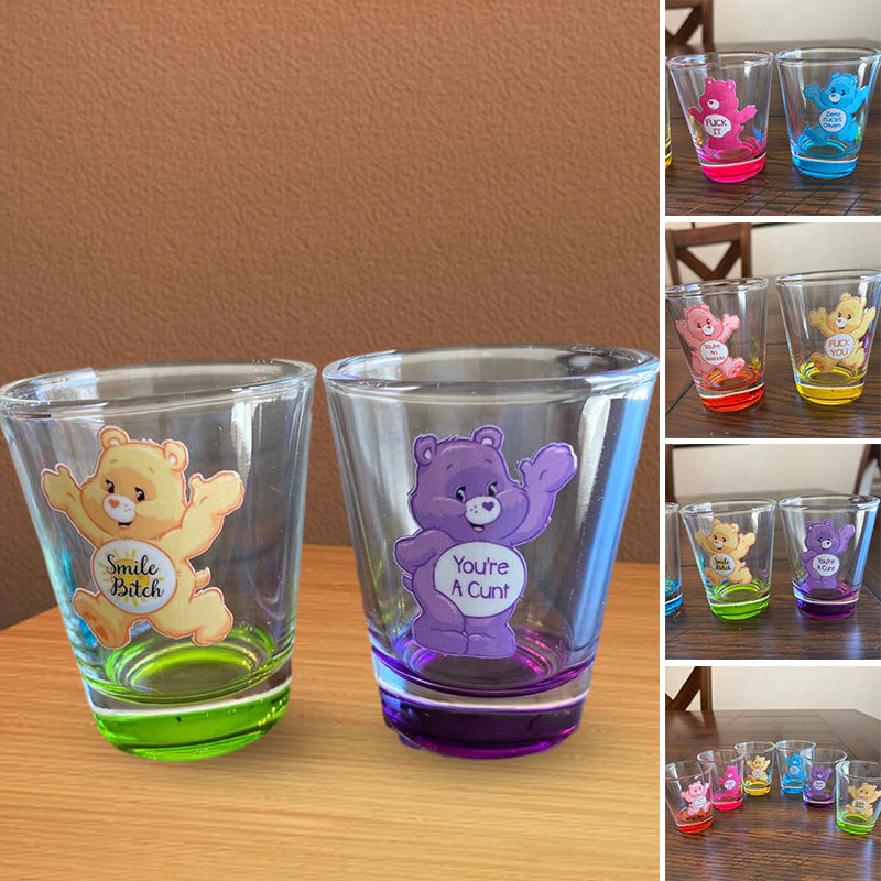 Swear Bears Shot Glasses, 6 Pieces - Image 11