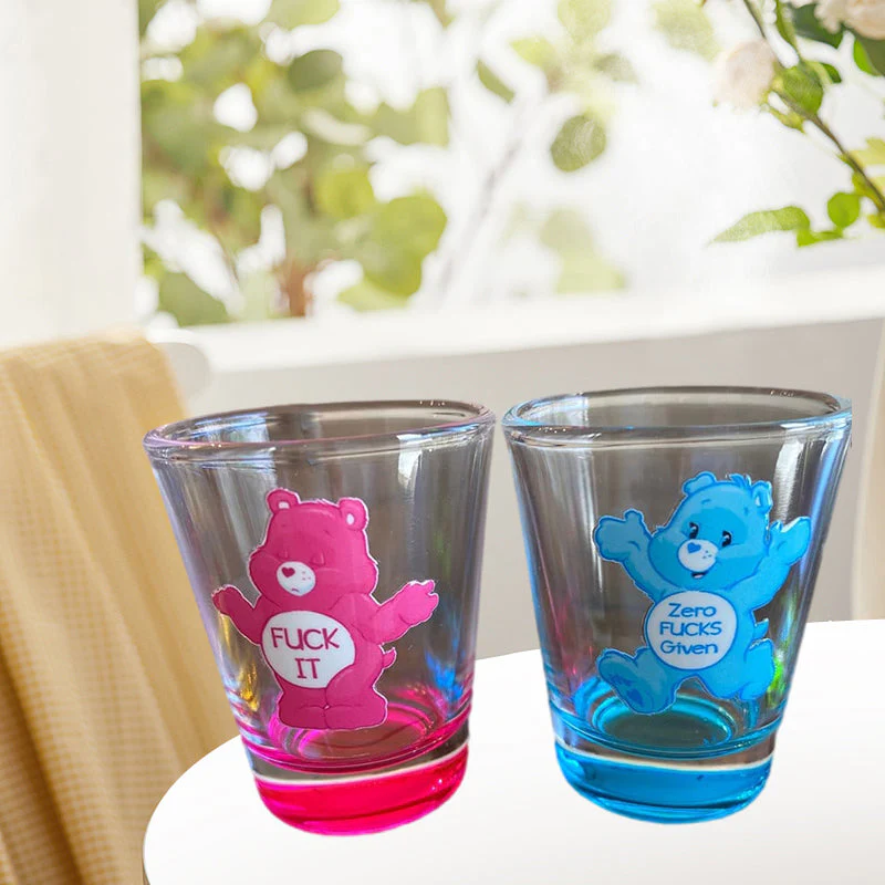 Swear Bears Shot Glasses, 6 Pieces - Image 5