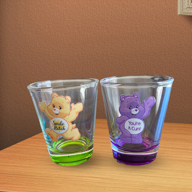 Swear Bears Shot Glasses, 6 Pieces - Image 7