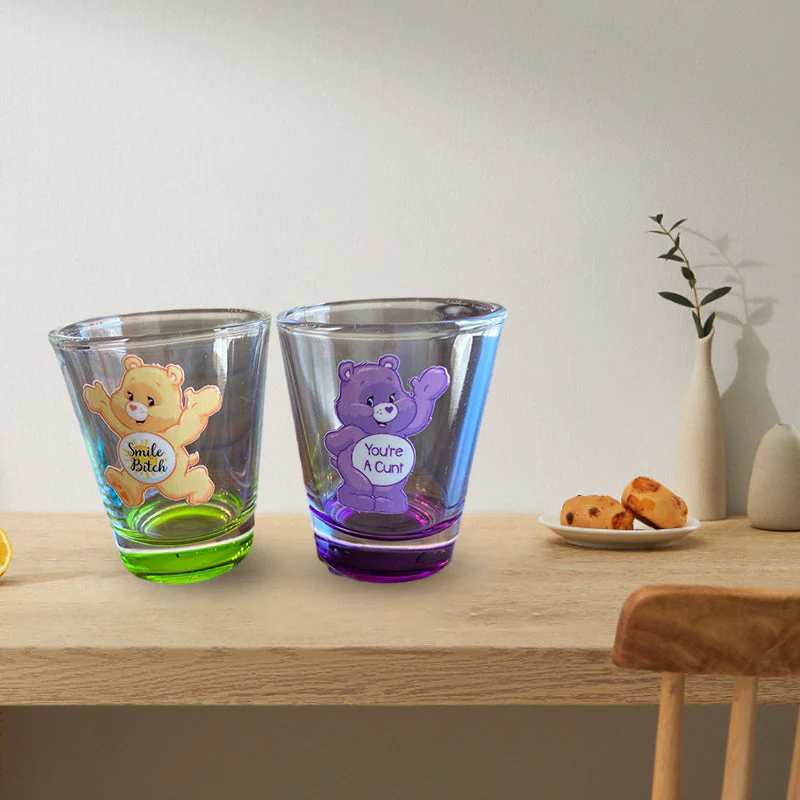 Swear Bears Shot Glasses, 6 Pieces - Image 9