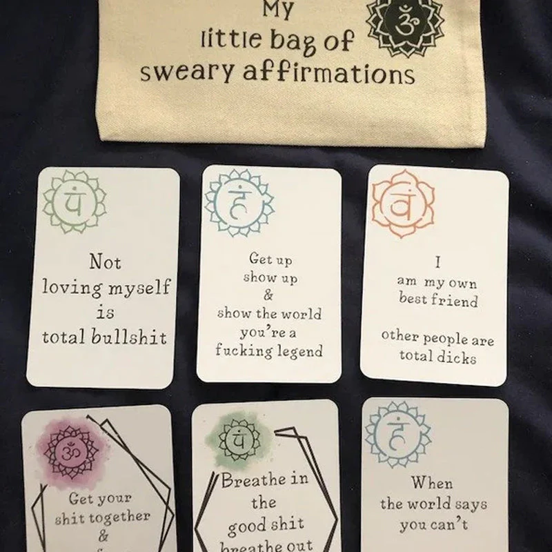 Sweary Affirmation Card Gift - Image 2