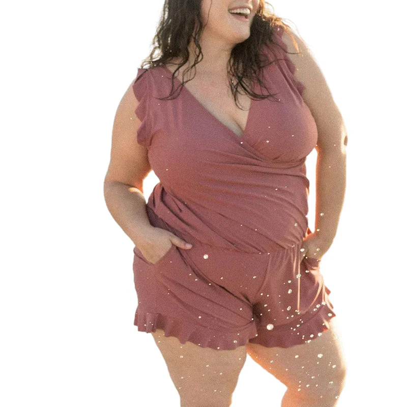 Swim Romper Built-in Bra - Image 19