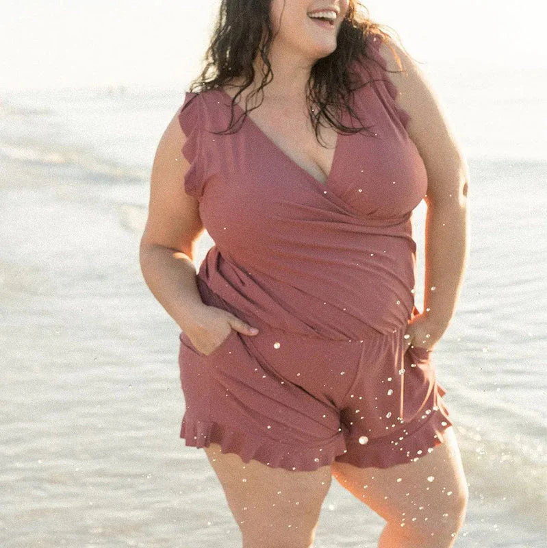 Swim Romper Built-in Bra - Image 5