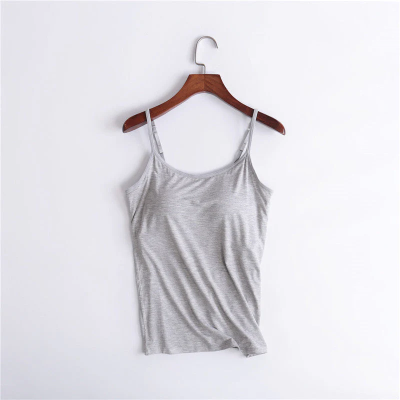 Tank Top With Built-In Bra - Image 11