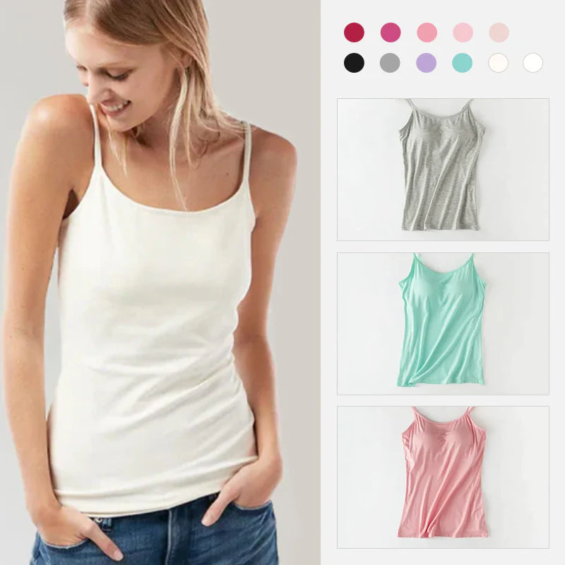 Tank Top With Built-In Bra - Image 4