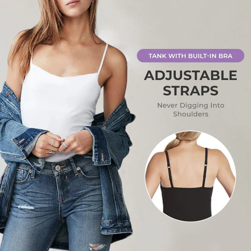 Tank Top With Built-In Bra - Image 5