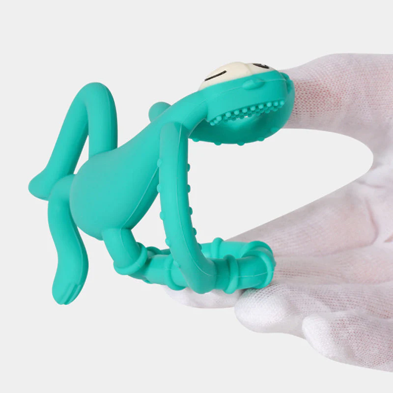 Teether Pain Tool Cartoon Monkey Toddler Molar Natural Stop Sucking Thumb Toys - Image 8