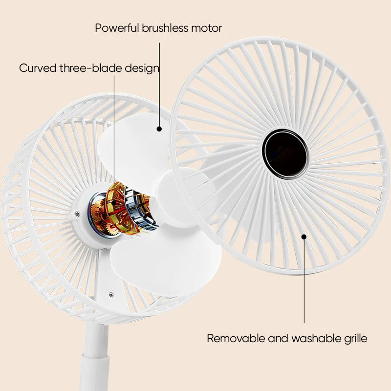 Telescopic Folding Fan - Image 3
