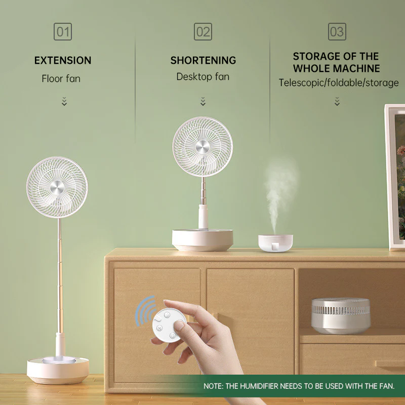 Telescopic Folding Fan - Image 31