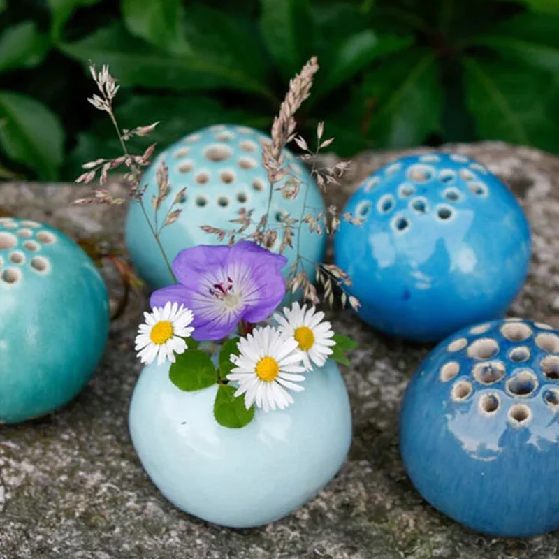 The Best Containers for Flowers Kids Picked for Mom - Handmade Vase Flower Stone Table Decor - Image 7