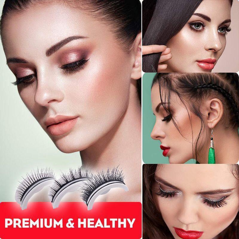 Thermal Self-Adhesive Tape False Eyelashes - Image 3