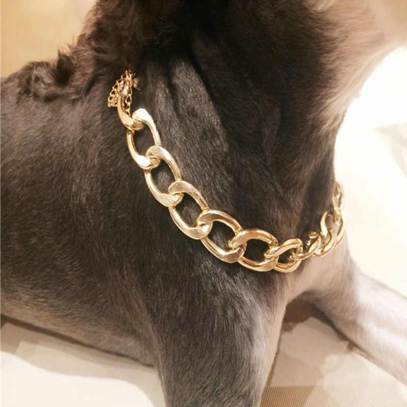 Thick Gold Chain Pets Safety Collar - Image 6