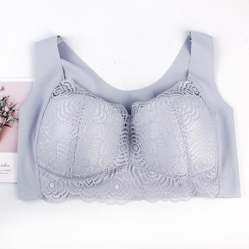 Thin Section Seamless-Ring Gather Bra - Image 10