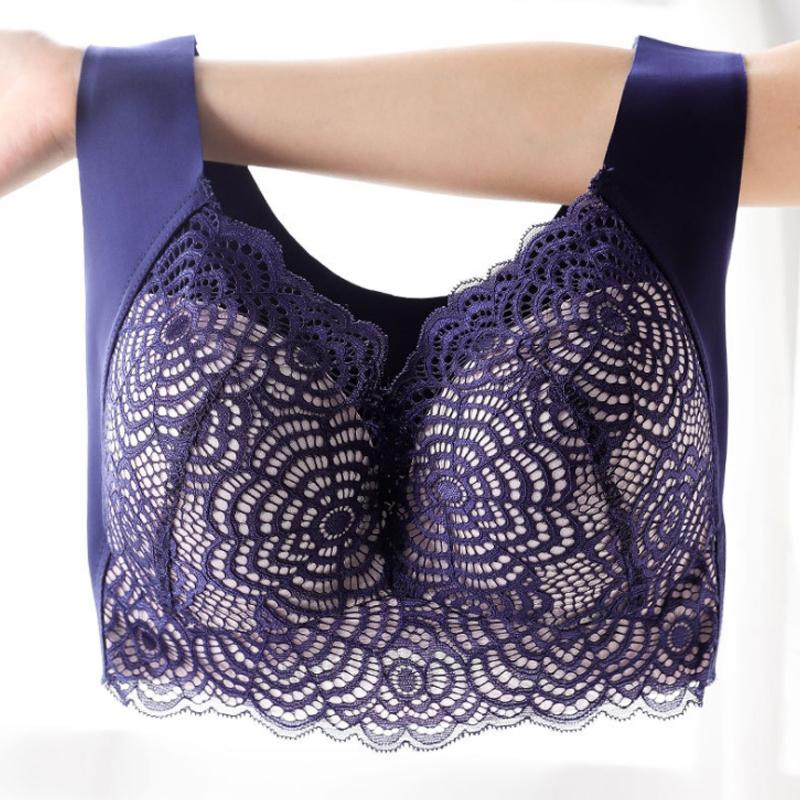 Thin Section Seamless-Ring Gather Bra - Image 7