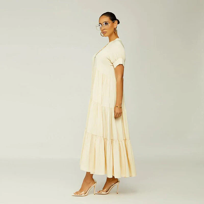 Tiered Midi Dress - Image 11