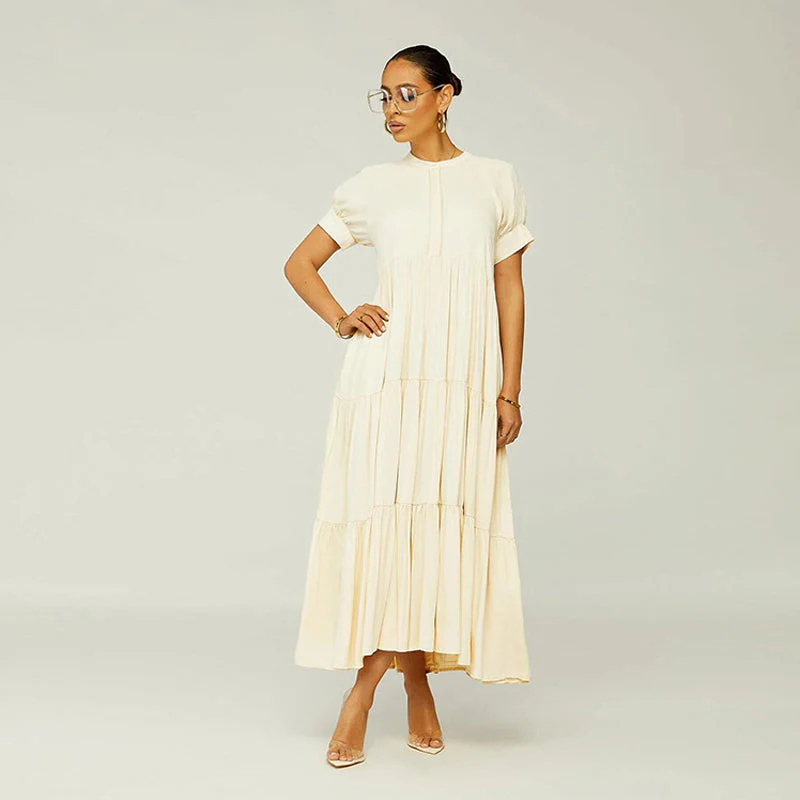 Tiered Midi Dress - Image 3