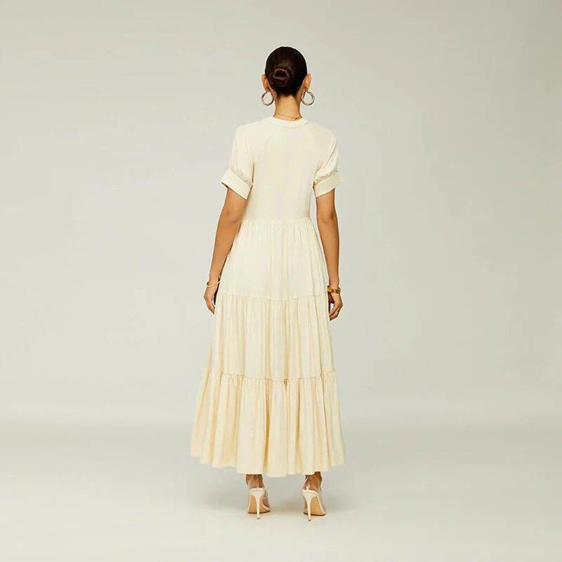 Tiered Midi Dress - Image 4