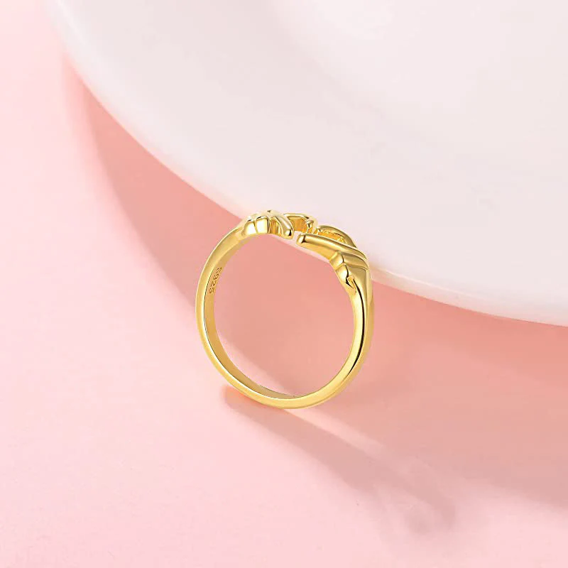 To My Daughter ‘I Love You Forever’ Heart Ring - Image 11