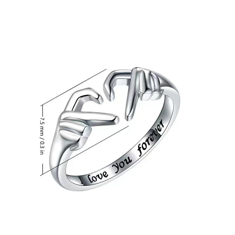 To My Daughter ‘I Love You Forever’ Heart Ring - Image 12