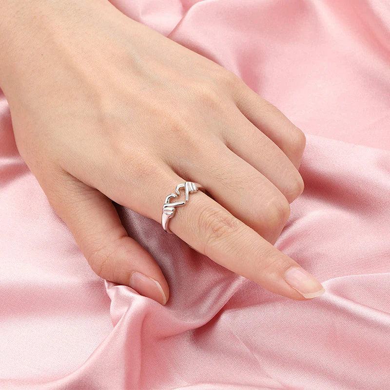 To My Daughter ‘I Love You Forever’ Heart Ring - Image 3