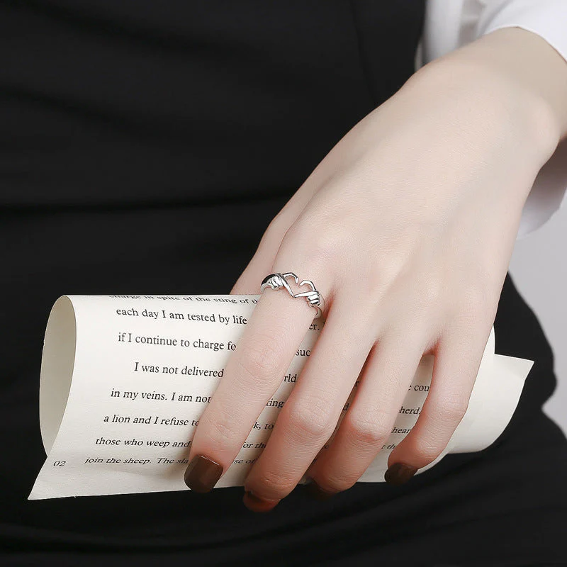 To My Daughter ‘I Love You Forever’ Heart Ring - Image 4