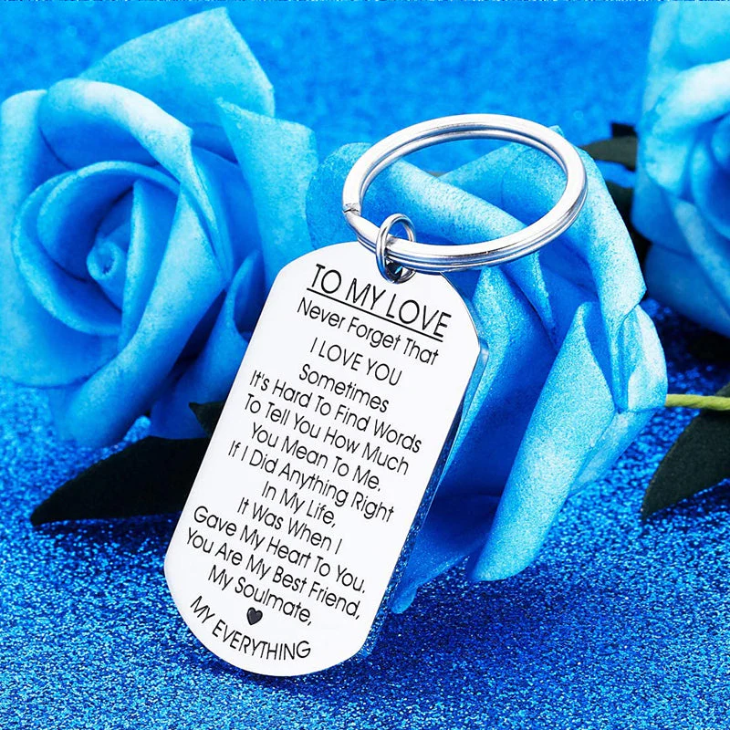TO MY LOVE Motivational Keychain - Image 10