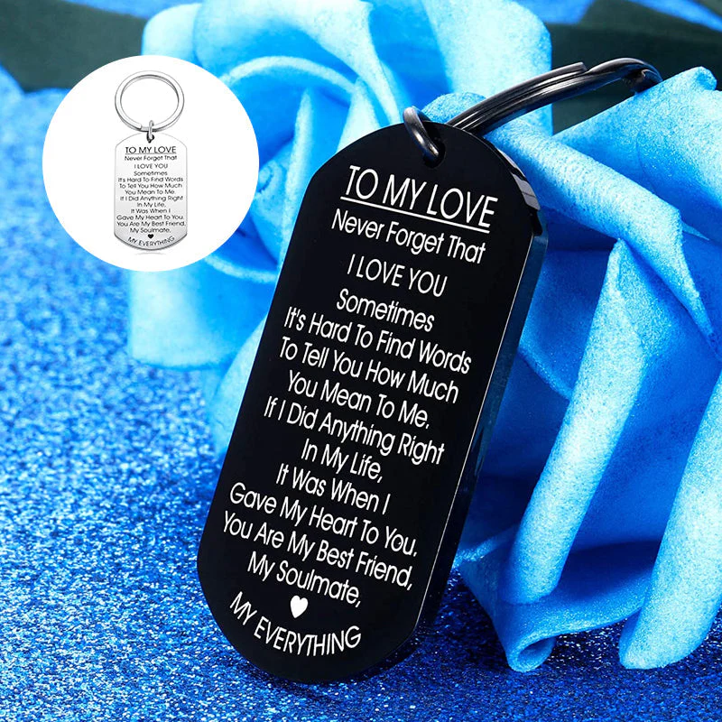 TO MY LOVE Motivational Keychain - Image 13