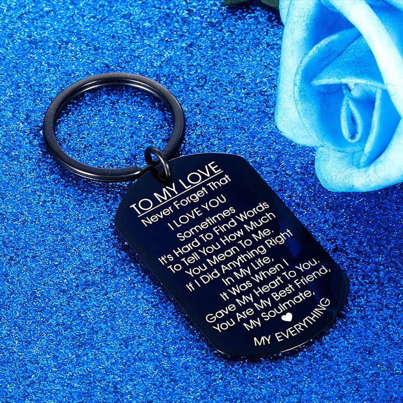 TO MY LOVE Motivational Keychain - Image 4