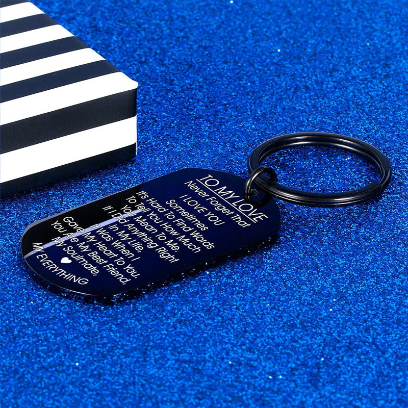 TO MY LOVE Motivational Keychain - Image 7
