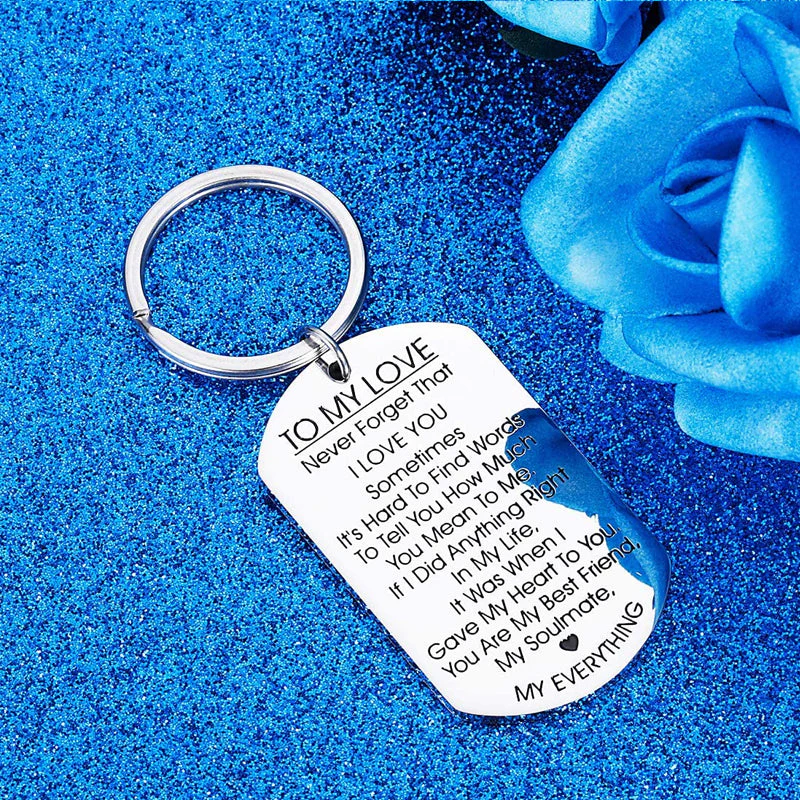 TO MY LOVE Motivational Keychain - Image 9