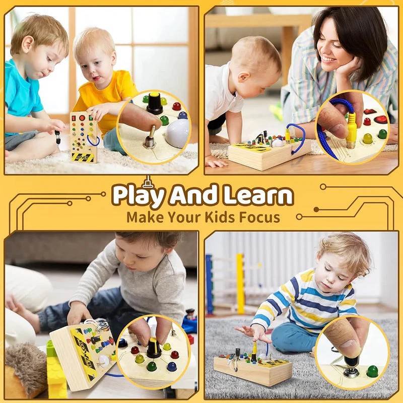 TODDLER BUSY BOARD - Image 4