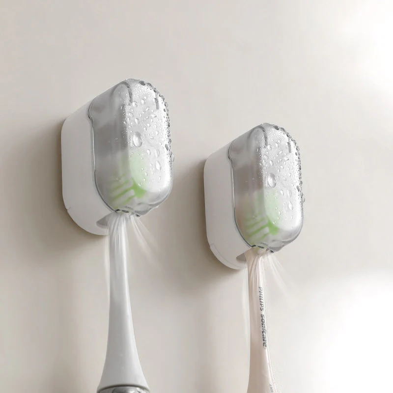 Toothbrush Holder Wall Mounted With Cover - Image 6
