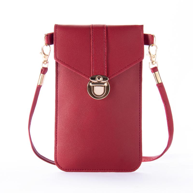 Touchable PU Leather Change Bag - Image 22