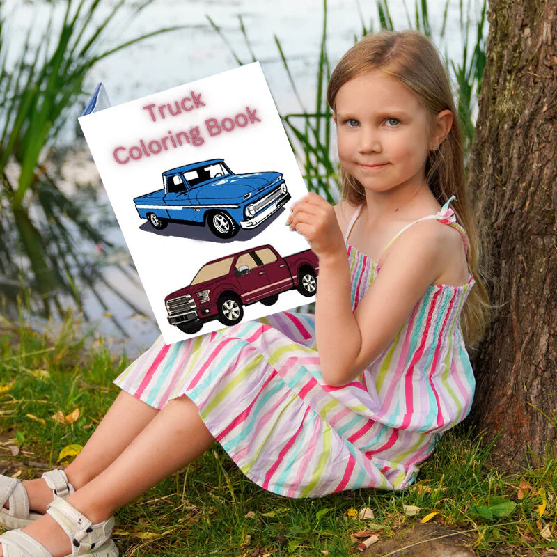 Trucks Coloring Book - Image 6
