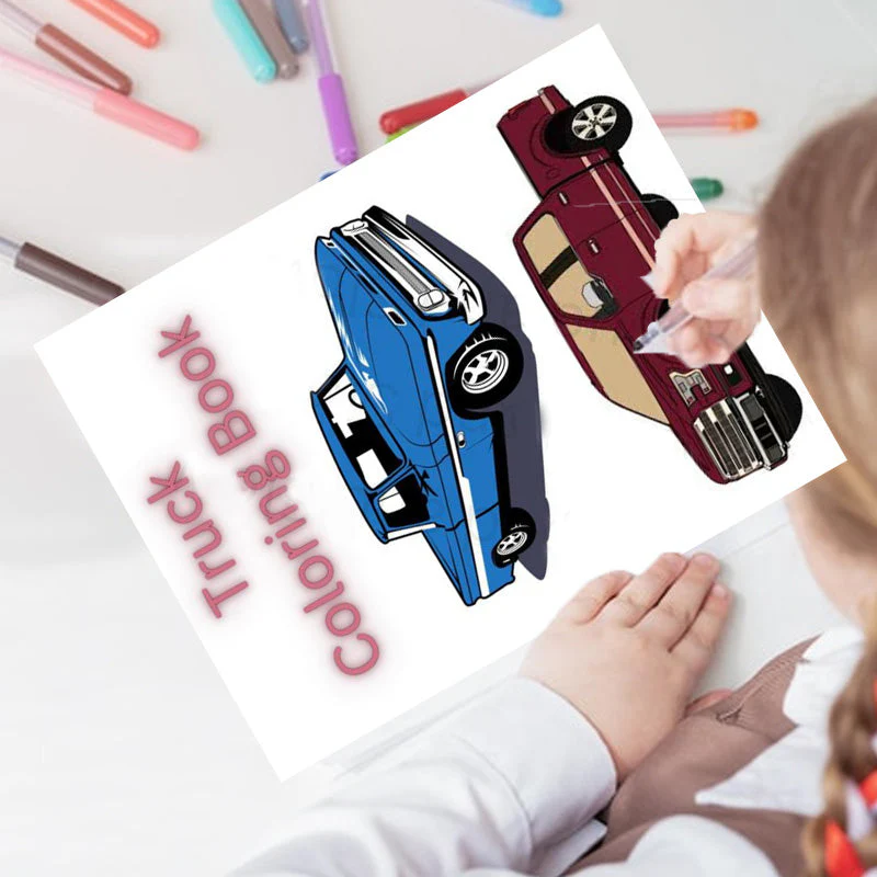 Trucks Coloring Book - Image 7