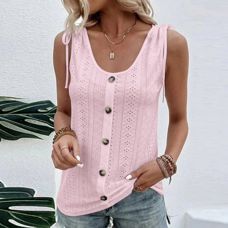 U-neck Vest T-shirt - Image 11