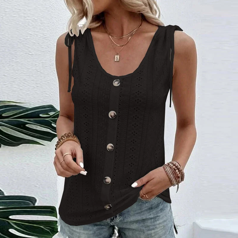 U-neck Vest T-shirt - Image 13
