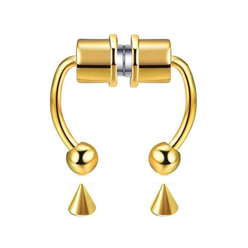 U-Shaped Magnetic Nose Ring - Image 6