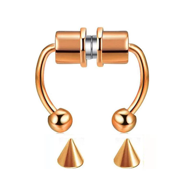 U-Shaped Magnetic Nose Ring - Image 7