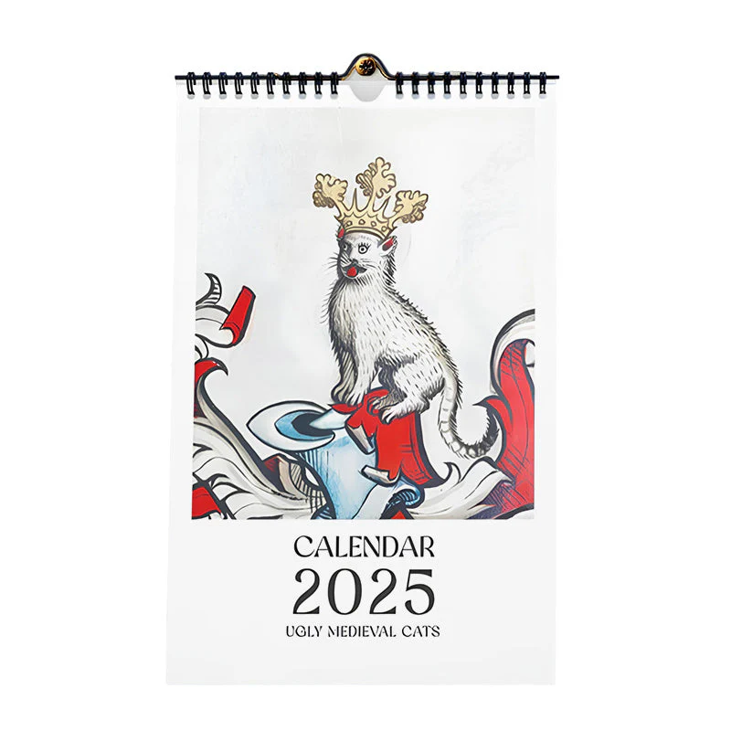 Ugly Medieval Cats Calendar 2025 - Image 11