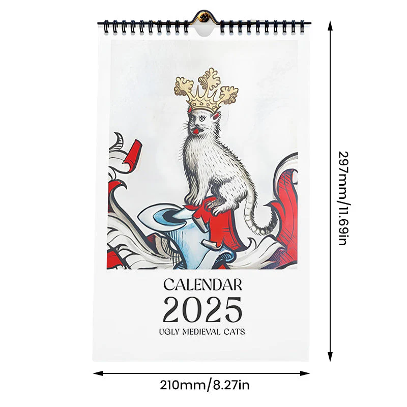 Ugly Medieval Cats Calendar 2025 - Image 12