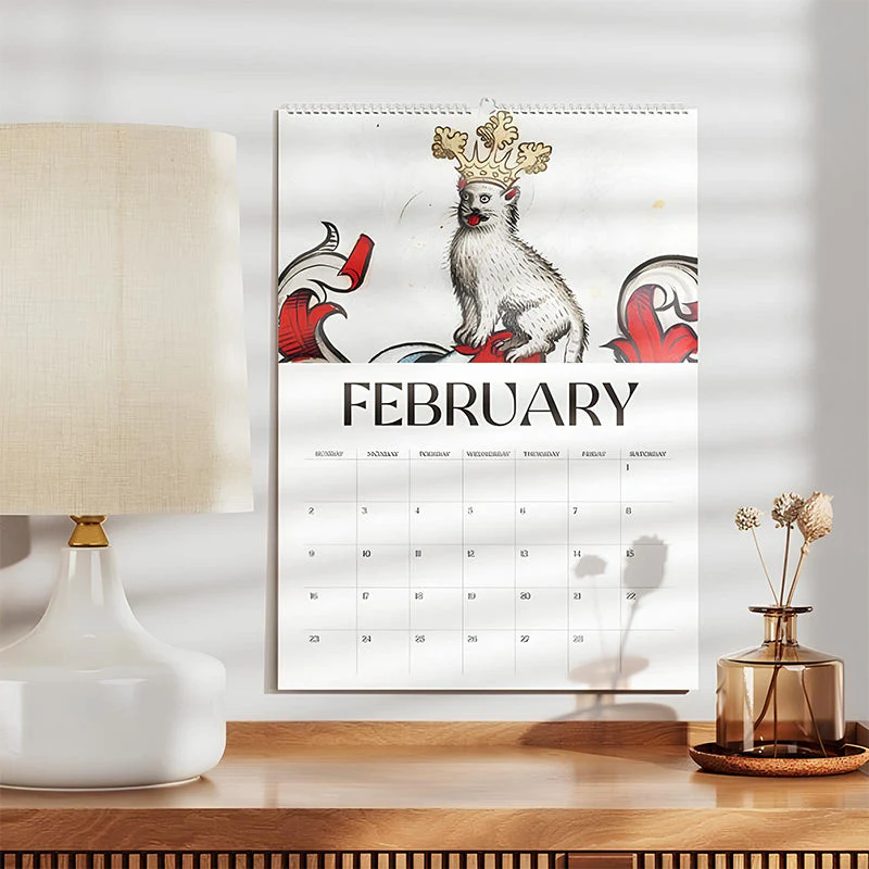 Ugly Medieval Cats Calendar 2025 - Image 5