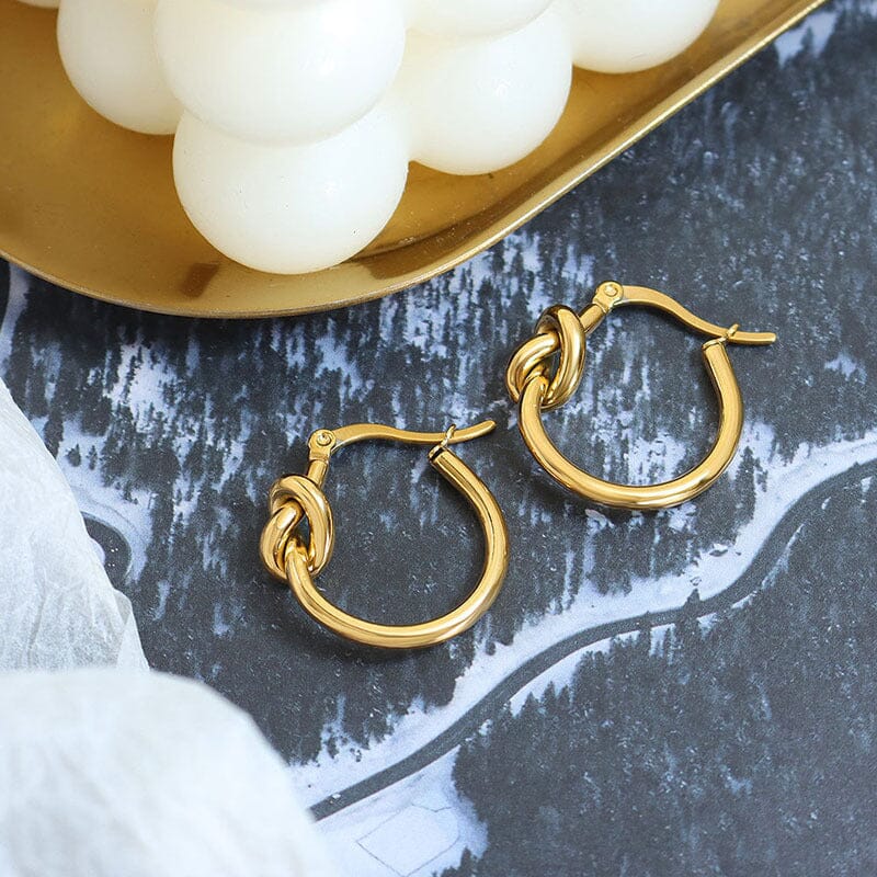Unique Huggie Earrings - Image 3