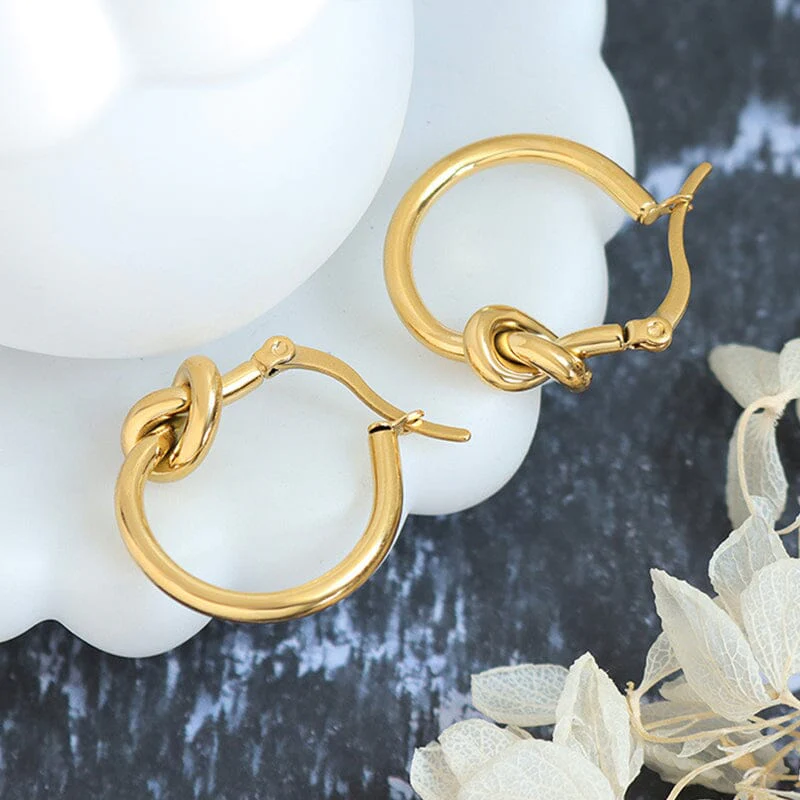 Unique Huggie Earrings - Image 4